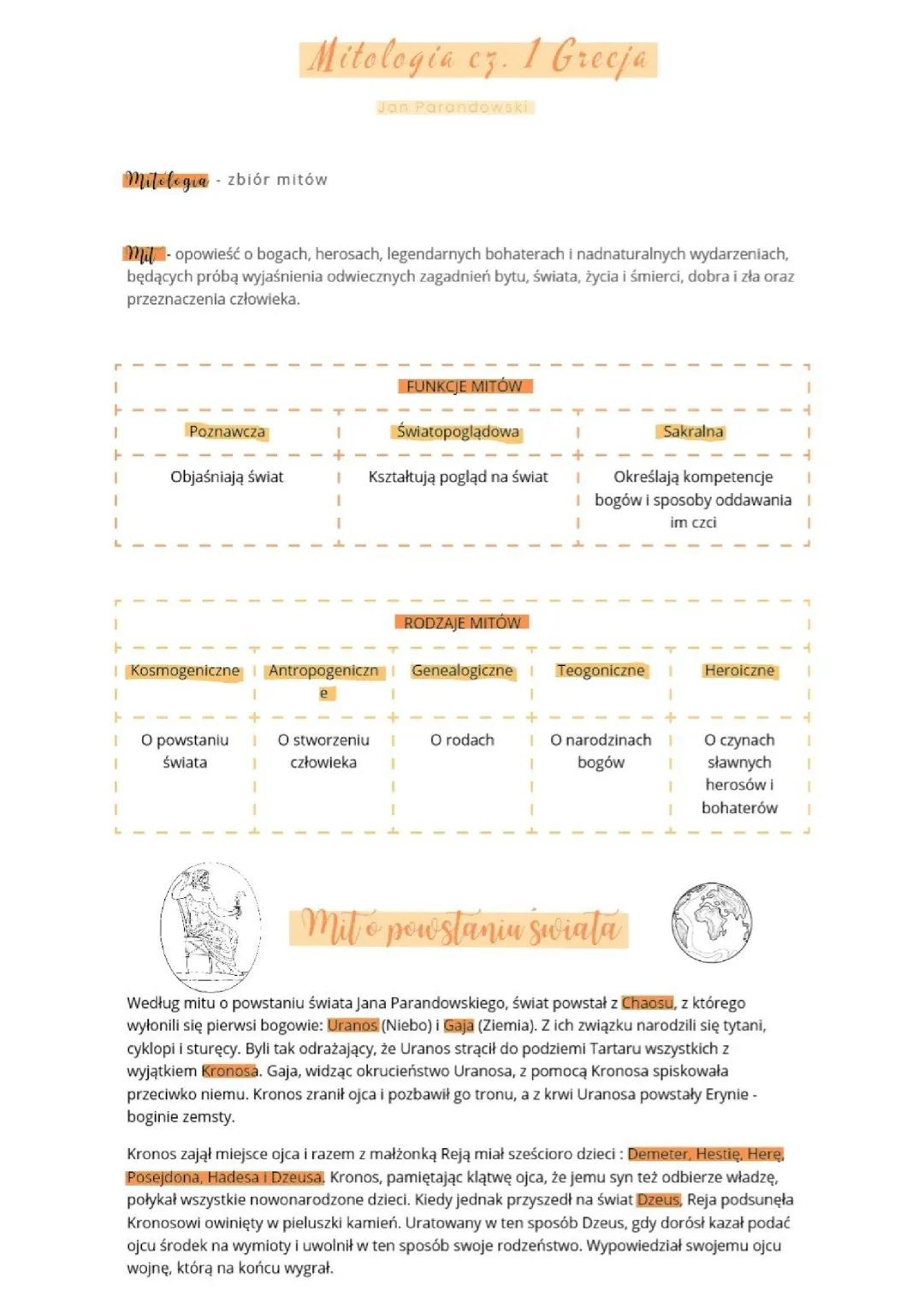 Mitologia Grecka Jan Parandowski