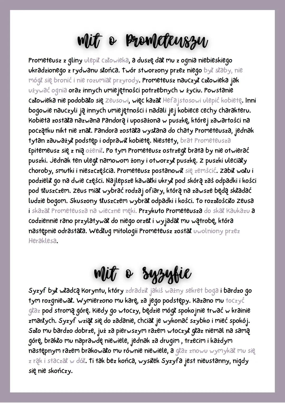 mity greckie
Epoka starożytność/antyk Rodzaj: epika
odwołania do religii, wierzeń
Jan Parandowski
występują symbole, opowiada jakąś historię
