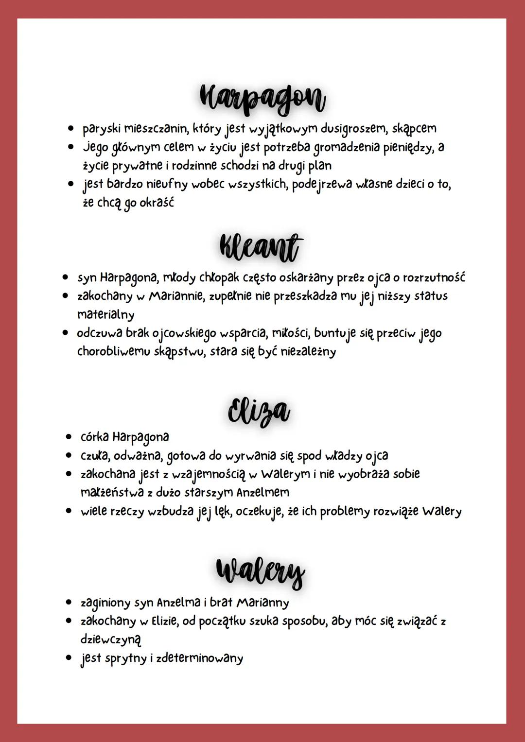 Skapiec
Molier
Epoka: barok Rodzaj: dramat Miejsce: Paryżu w domu Harpagona
Czas zapewne lata współczesne Molierowi Gatunek: komedia
Motywly