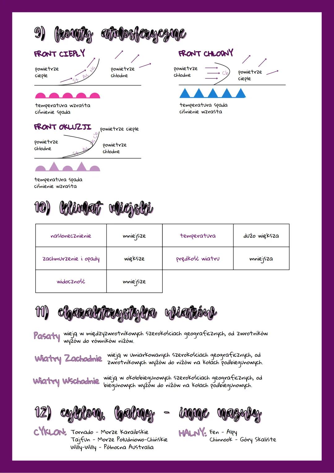 atplosfera
1) Warstwa ailesfeny
-70°C -
Równik
TROPOSFERA
18km
Koniec
sfery
STRATOSFERA
do 55km
zawiera prawie całą parę wodną
• 80% masy po