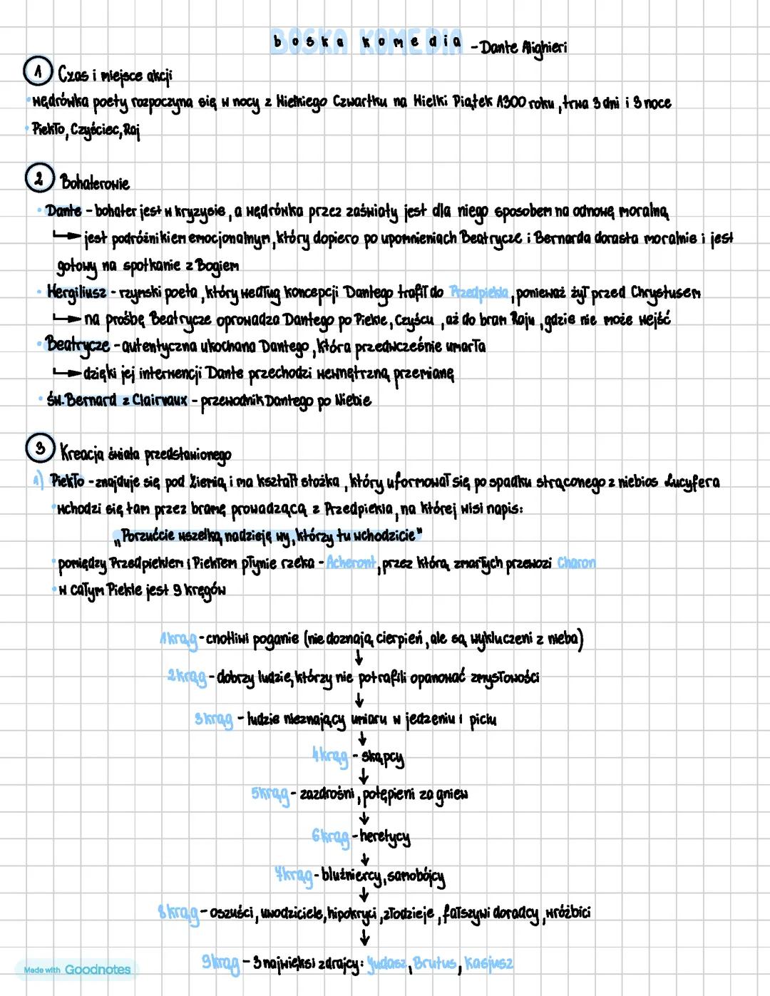 „Boska komedia” Dante Alighieri