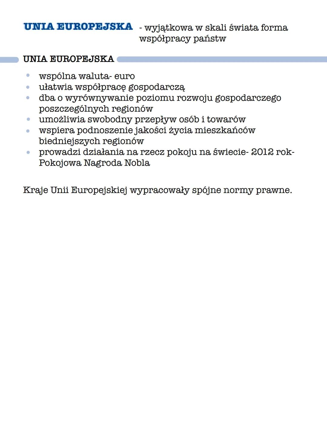 PODZIAŁ POLITYCZNY EUROPY
Podział polityczny Europy = podział Europy na
poszczególne państwa
47 PAŃSTW - większa część terytorium 3 państw z