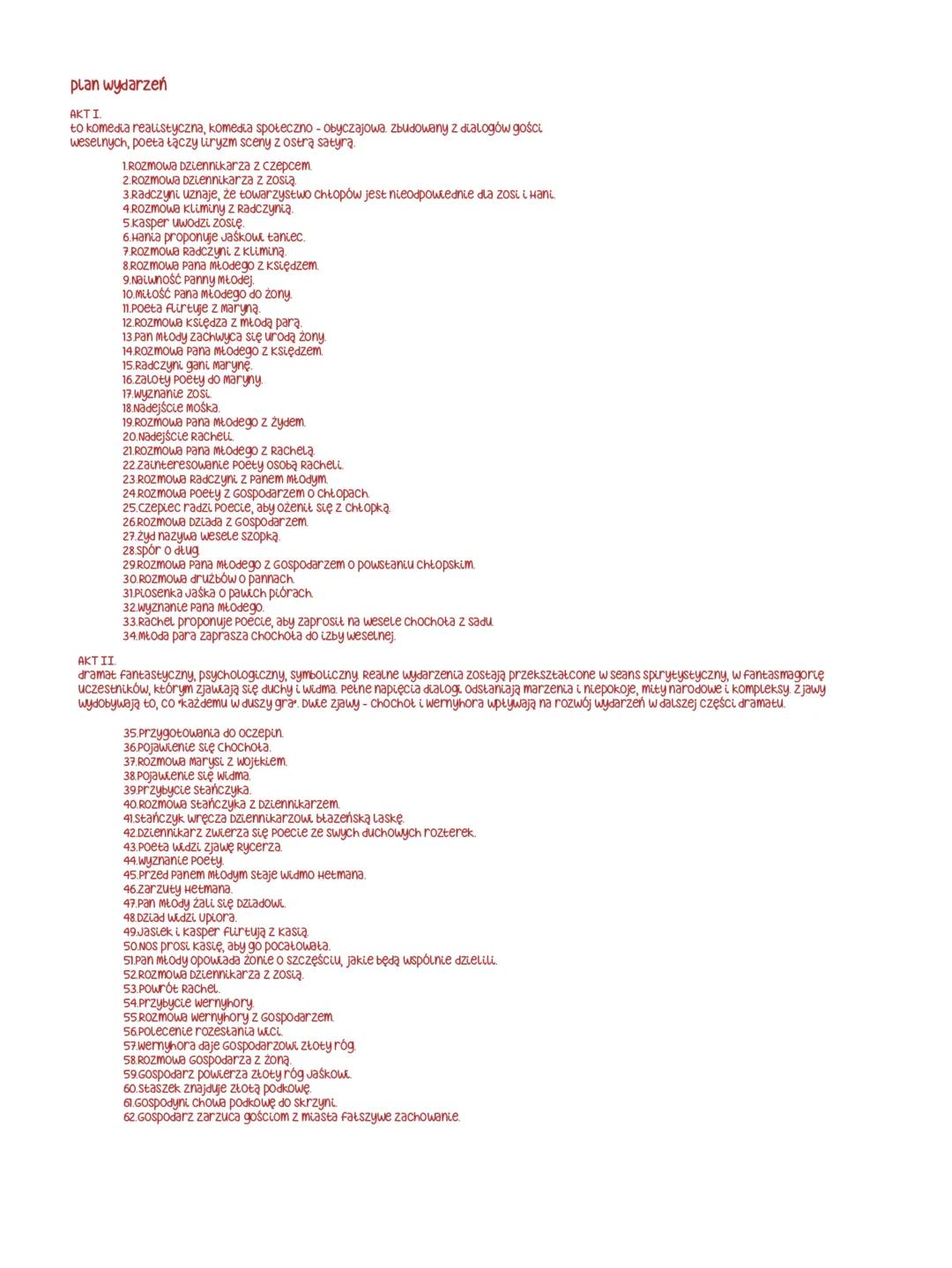 Wesele
Stanisław wyspiański
geneza
Wyspiański nie tylko wzorował się na znajomych, budując swoich bohaterów, ale wręcz były to konkretne oso