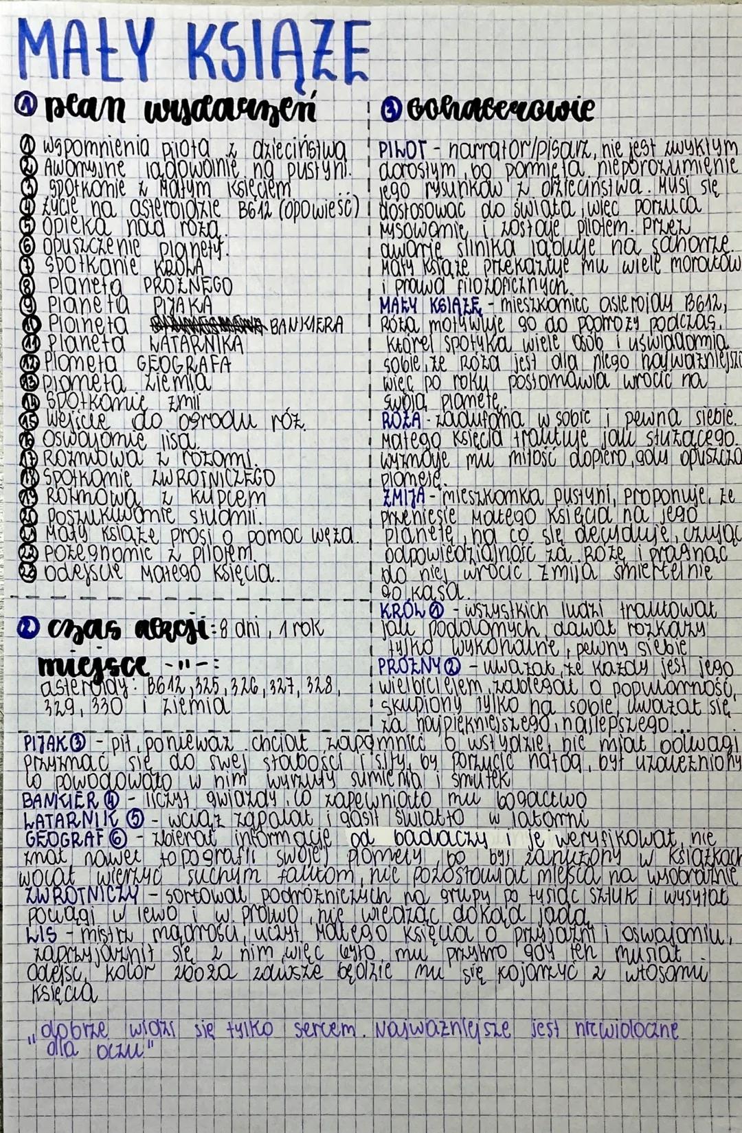 MAŁY KSIAZE
@pean wisdarzeń
cohaterowie
@wapomnienia piota z dzieciństwa PILOT - narrator/pisarz, nie jest zwykłym
Awomyine la dowolnie n