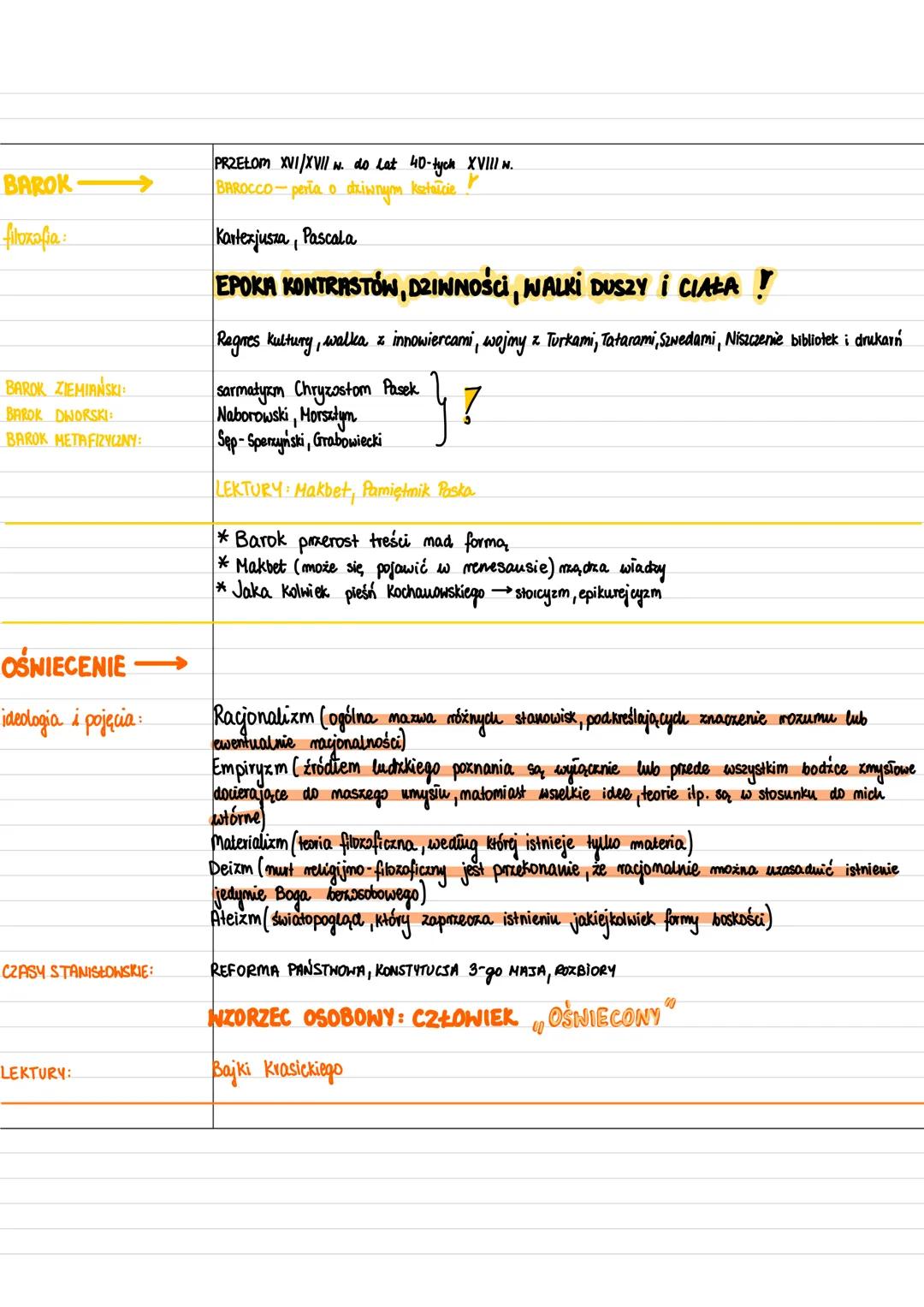 TEST Historyczno-Literacki
ANTYK
filozofia epoki:
postawy filozoficzne:
ważne pojęcia:
Wzorce osobowe epoki:
*
*
jest włożony od majstarsze