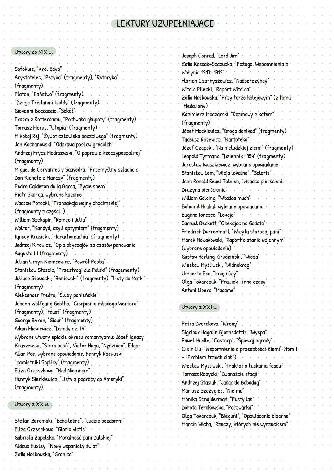 LISTA LEKTUR, PODSTAWA PROGRAMOWA OD 1 WRZEŚNIA 2024
W całości:
PODSTAWA
RORSZERZENIE
Jan Parandowski, "Mitologia:, część I: "Grecja"
Sofokl