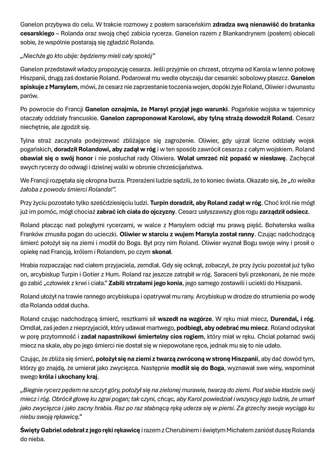 # „PIEŚŃ O ROLANDZIE”
♥ Czas powstania:
- XII wiek
♥ Geneza:
- *chanson de geste* (pieśń o czynach) – pieśń ukazująca waleczność legenda