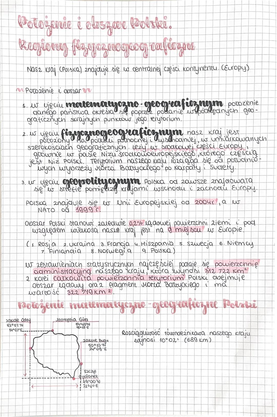 Položenie i closzar Wolzki.
Regiony fizycznesregraficzne
Nasz Kraj (Polska) znajduje się w centralnej części kontynenty (Europy)
Położenie i