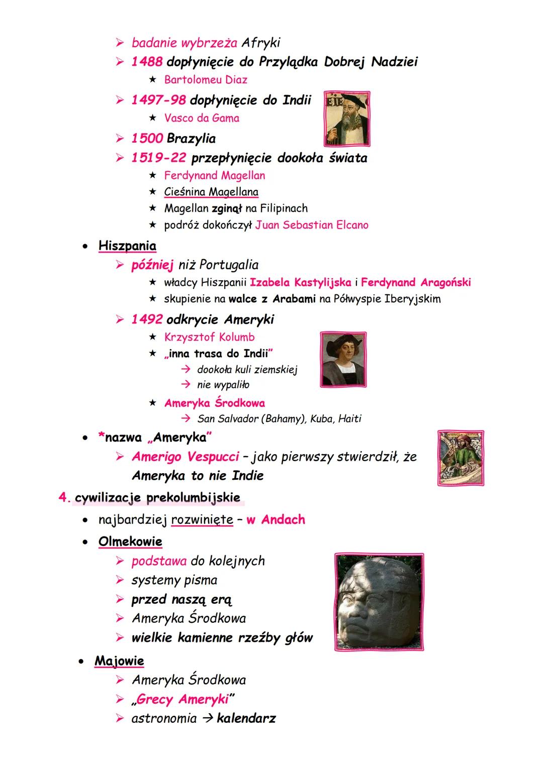 # europa i nowy świat
# WIELKIE ODKRYCIA GEOGRAFICZNE
1. wiedza geograficzna Europejczyków
*   Europa, Azja i Afryka
*   Ziemia jest pła