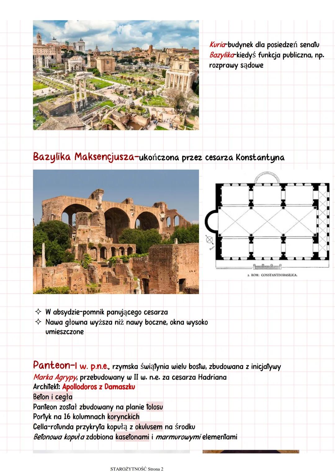 Starożytny Rzym
Wpływ sztuki starożytnej Grecji i sztuki etruskiej
Etruskowie-lud zamieszkujący połnocną Italię
→ Urbanistyka
→ Kanalizacja