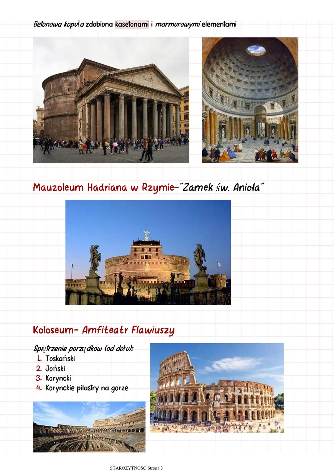 Starożytny Rzym
Wpływ sztuki starożytnej Grecji i sztuki etruskiej
Etruskowie-lud zamieszkujący połnocną Italię
→ Urbanistyka
→ Kanalizacja