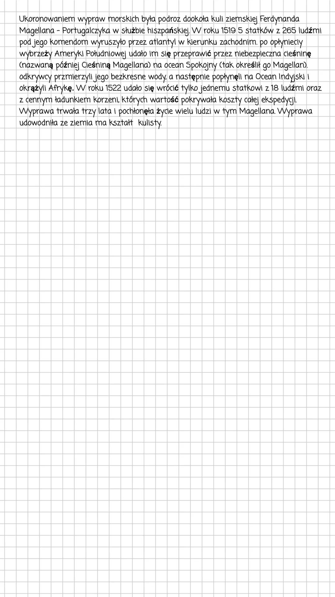 # historia
Wielkie odkrycie geograficzne
W późnym średniowieczu statki z wybrzeży Portugalii i Hiszpanii zaczeły
śmielej zabuszczać się w