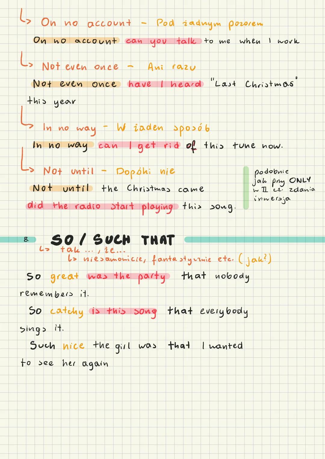 INWERSJA STYLISTYCZNA
1. Kiedy używamy inwersję?
> odpowiadanie
2.
しっ
pytania
пр.
-
-
Neither
He likes
disco
dol
I don't like that guy.
рото