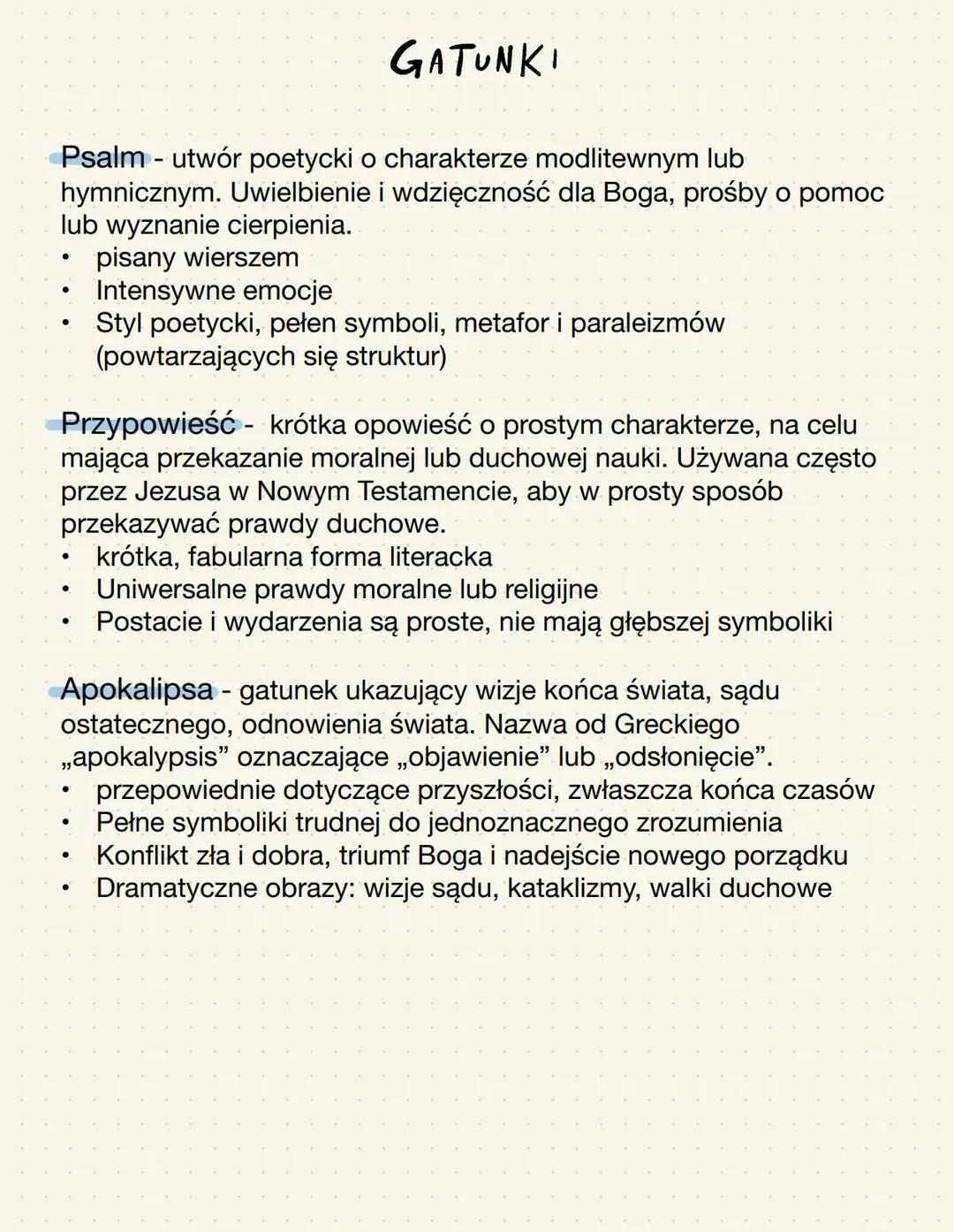 # Wrzesień
KLASA 5 # Biblia
POJĘCIA
Sacrum - wszystko co uważane jest za święte, boskie lub religijne. W
Biblii odnosi się do treści, miej