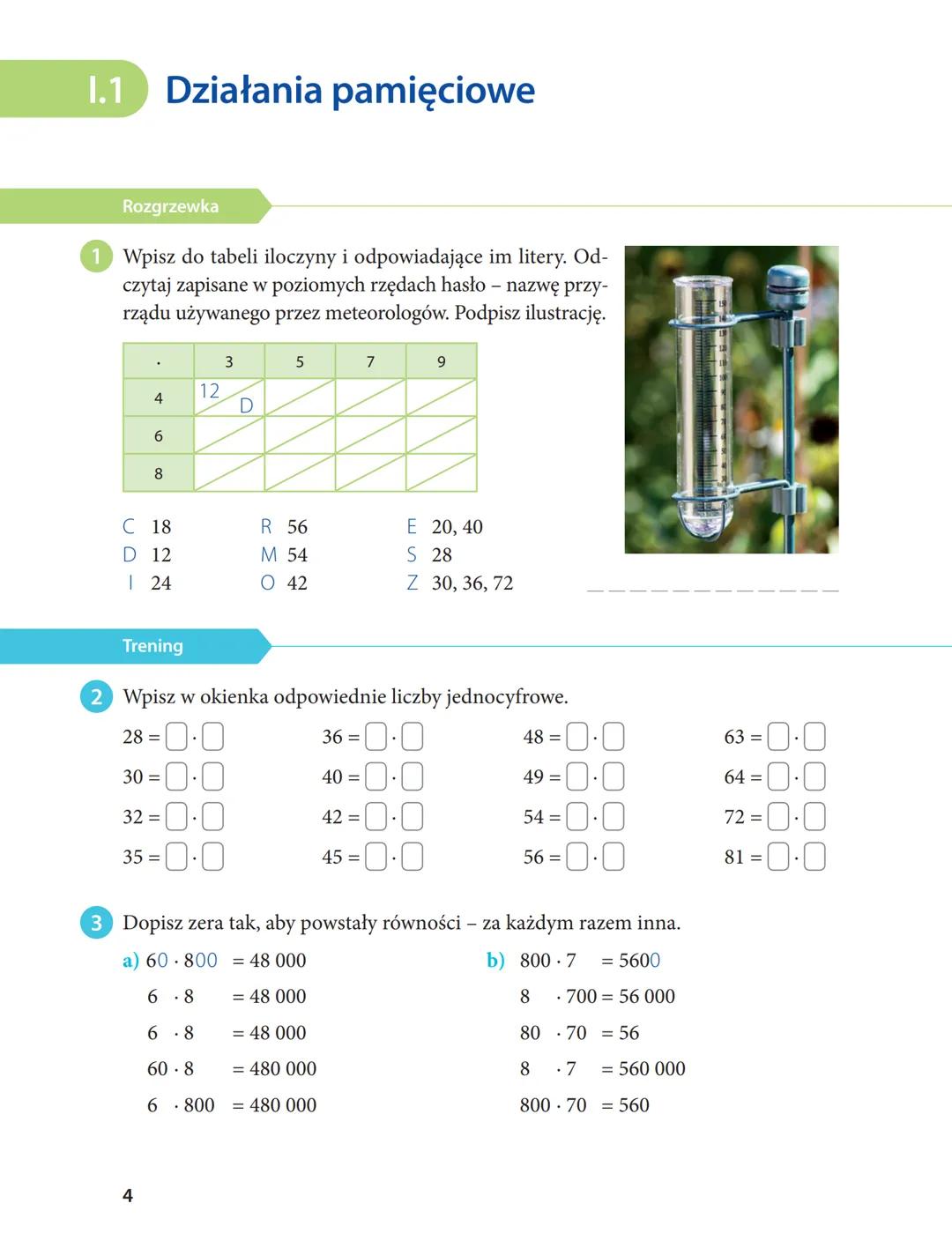 PROGRAMOWA
NOWA PODSTAWA
-5
0,05
2
5
Matematyka
z kluczem→→
Zeszyt
ćwiczeń
DO MATEMATYKI
DLA KLASY PIĄTEJ SZKOŁY PODSTAWOWEJ
নাक
2
4
P = a+b