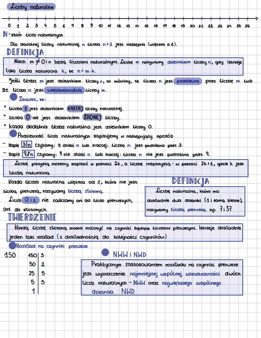 Liczby naturalne
+
0 1 2 3 4
5 6 7 8 9 10 11 12 13 14
15
16
19 18
19
20 21 22 23 24 25 26
N-zbior liczb naturalnych
Dla dowolnej liczby natu