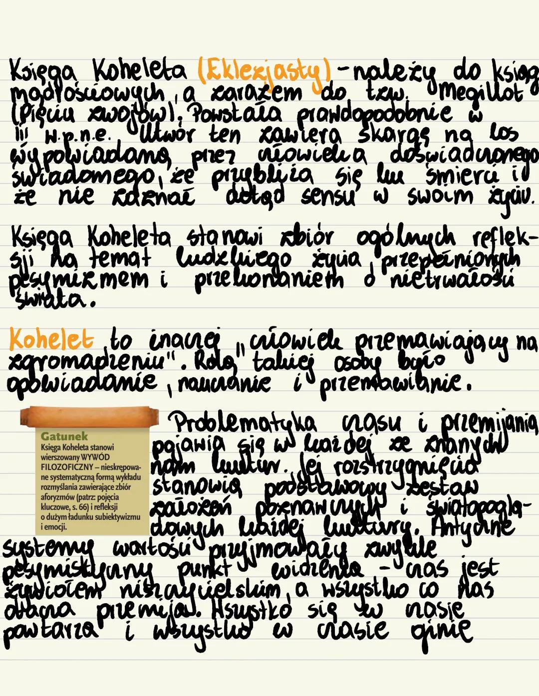 Biblia
czas powstawania Bibli obejmuje ohóco
tysiąc lat. Jej księgi spisywano w trzech
istyliach: hebrajstum, arame pliom i greclum. Siowo
b