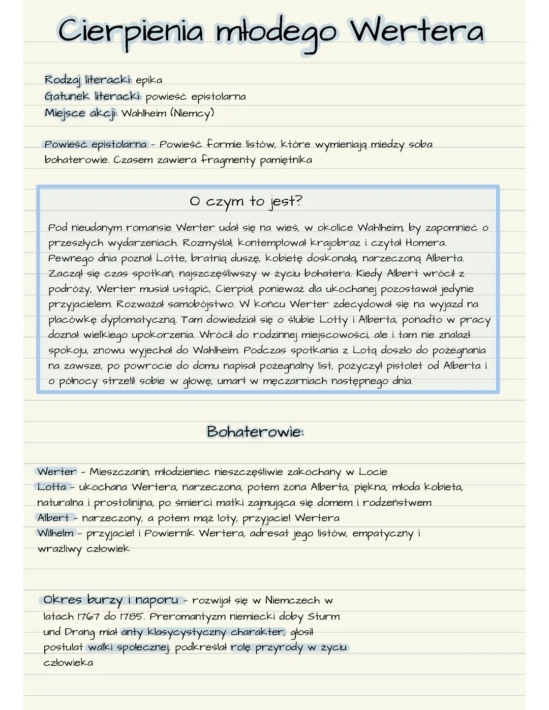 Cierpienie młodego Wertera