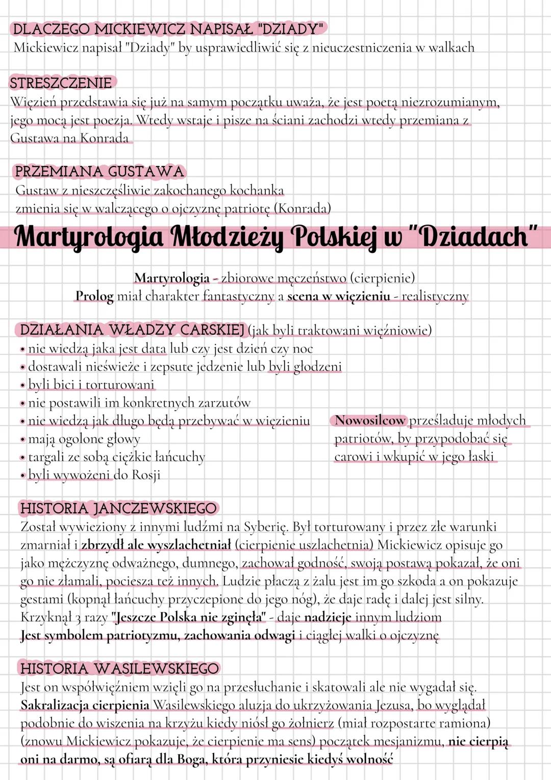 # Dziady część IV"
Autor: Adam Mickiewicz
GENEZA
każda część była pisana w innym czasie. Nie ma pierwszej części. II → IV → III
IV- konc