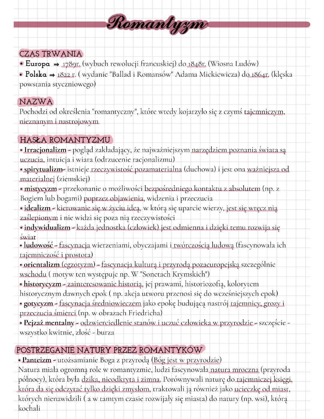 Romantyzm.