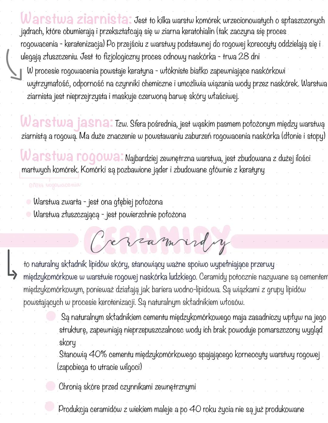 # Budowa skóry
czym jest skóra?
Skóra jest największym organem naszego ciała. Jest to
wyspecjalizowana struktura, która petni wiele funkcj