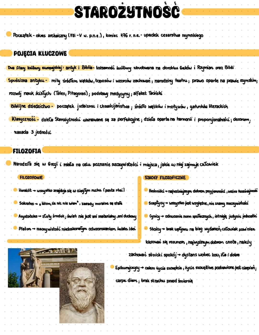 Starożytność - wprowadzenie