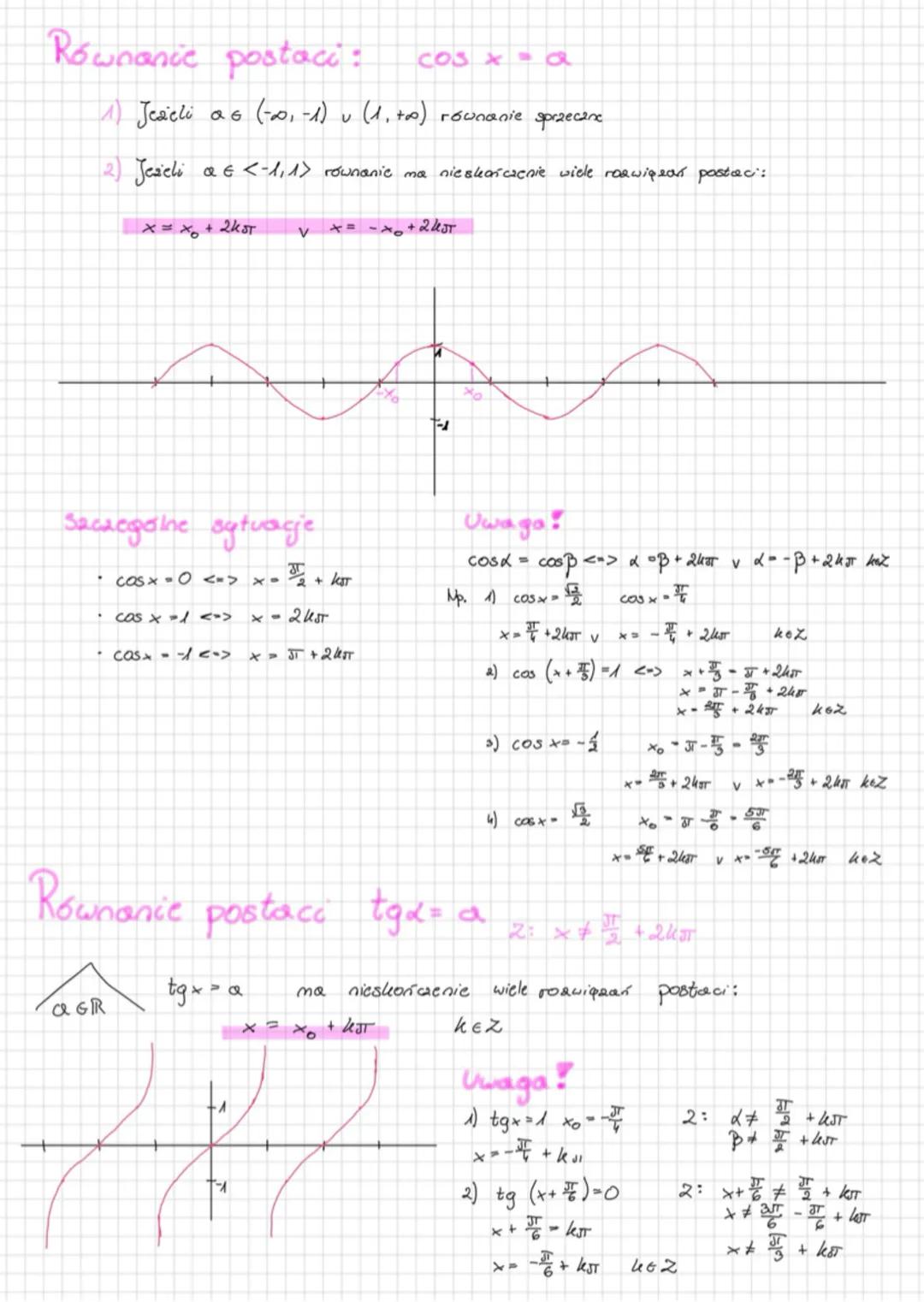 Seny i
Suma kątów
• sin (x+p) = sind.
FO₂nice
• cosp+ sinp⋅ cos d
cosp + sind
• cos (α+ B) = cosα ·
• tg (d+p) = tgα++gp
1-tgα-tgp
Różnice k