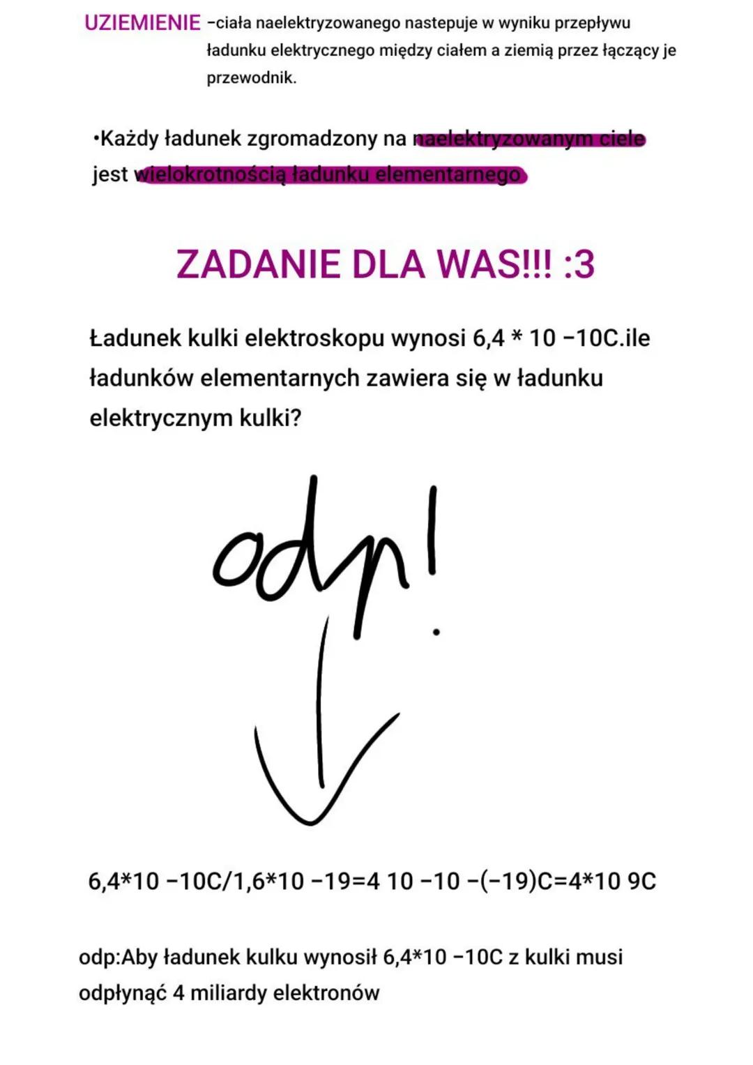 # Budowa atomu. Jednostka ładunku elektrycznego
* Proton i elektron to ładunki elementarne
* Wartości ładunków protonu i elektronu są