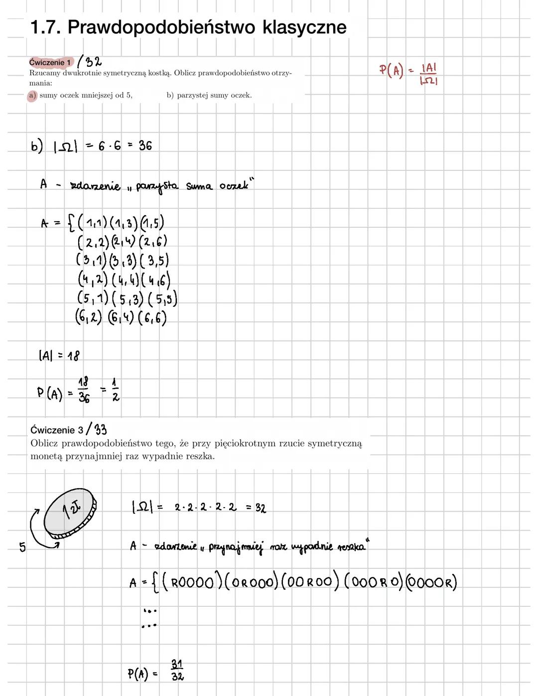 Prawdopodobieństwo klasyczne