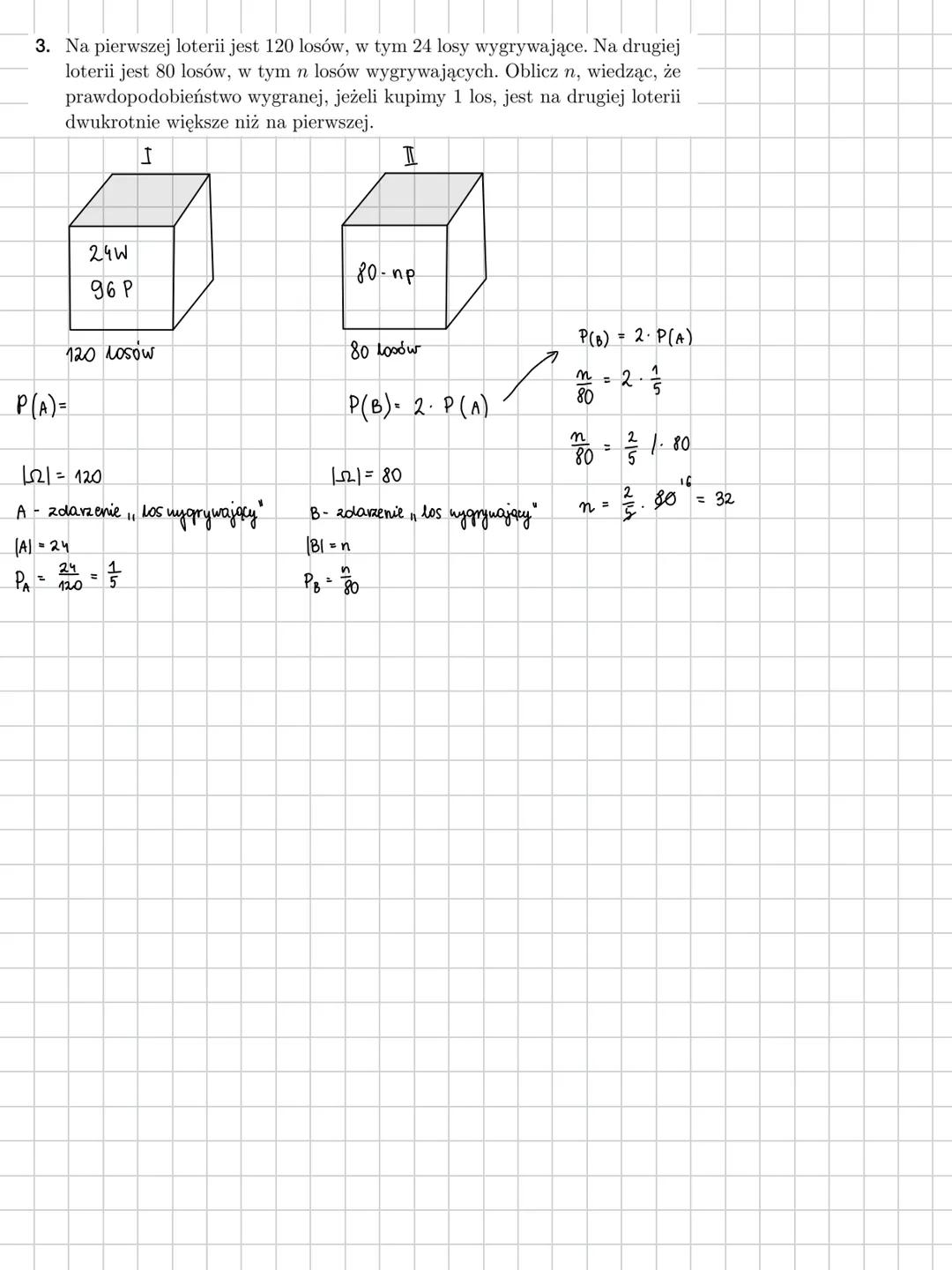 5
1.7. Prawdopodobieństwo klasyczne
Ćwiczenie 1/32
Rzucamy dwukrotnie symetryczną kostką. Oblicz prawdopodobieństwo otrzy-
mania:
a) sumy oc