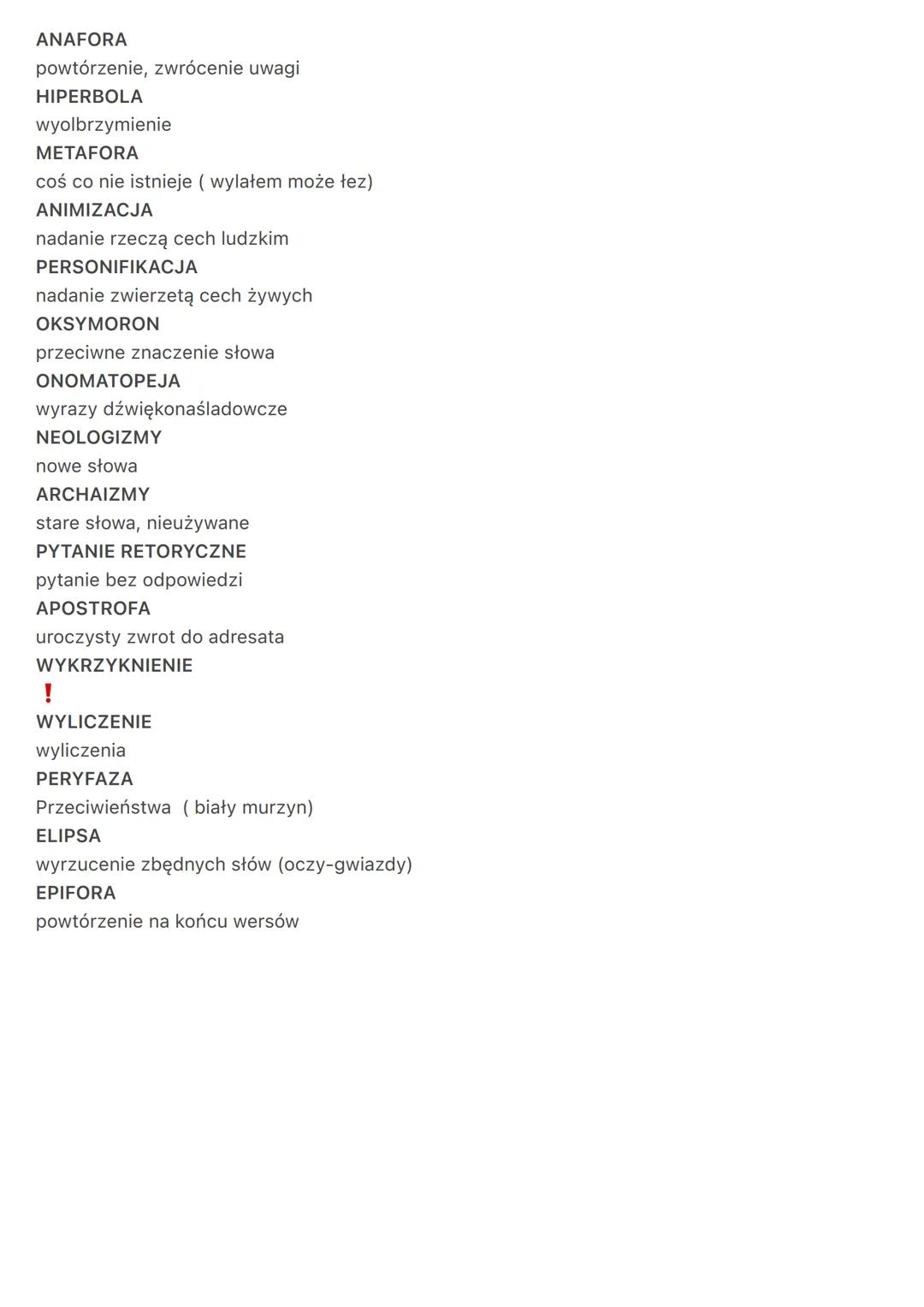Polski
ANTYGONA
antyk, dramat, dramat antyczny
LALKA
pozytywizm, epika, powiść
TRENY
renesans, liryka, tren
MAGBET
barok, dramat, tragedia
B