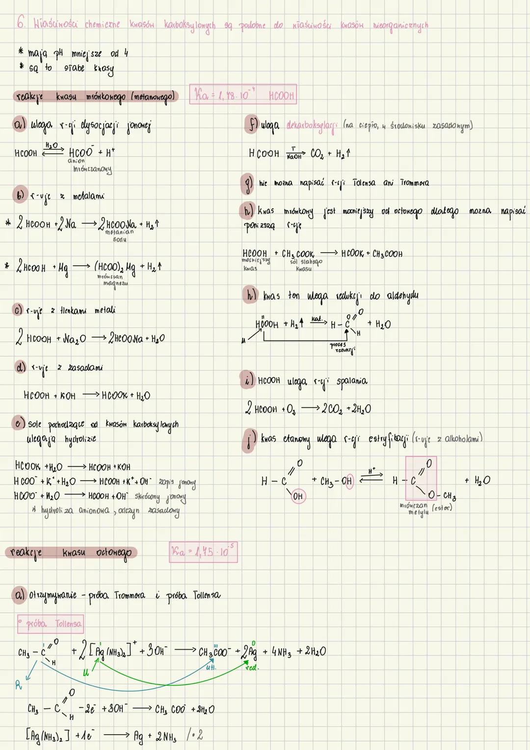 KWASY
KARBOKSYLOWE
1. BudoнO cząsteczki
R-COOH
grupa karboksylona
R
OH
2. Typy grup açqloxodoxomych
Alifatyczna, nasycona
H-COOH Kwas metano