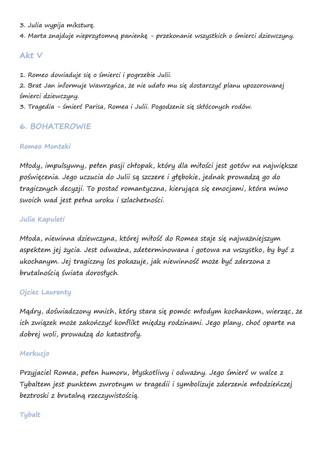 # Romeo i Julia
1. GATUNEK
- dramat (rodzaj literacki)
- tragedia mitosna (gatunek literacki), określana również jako dramat romantyczny