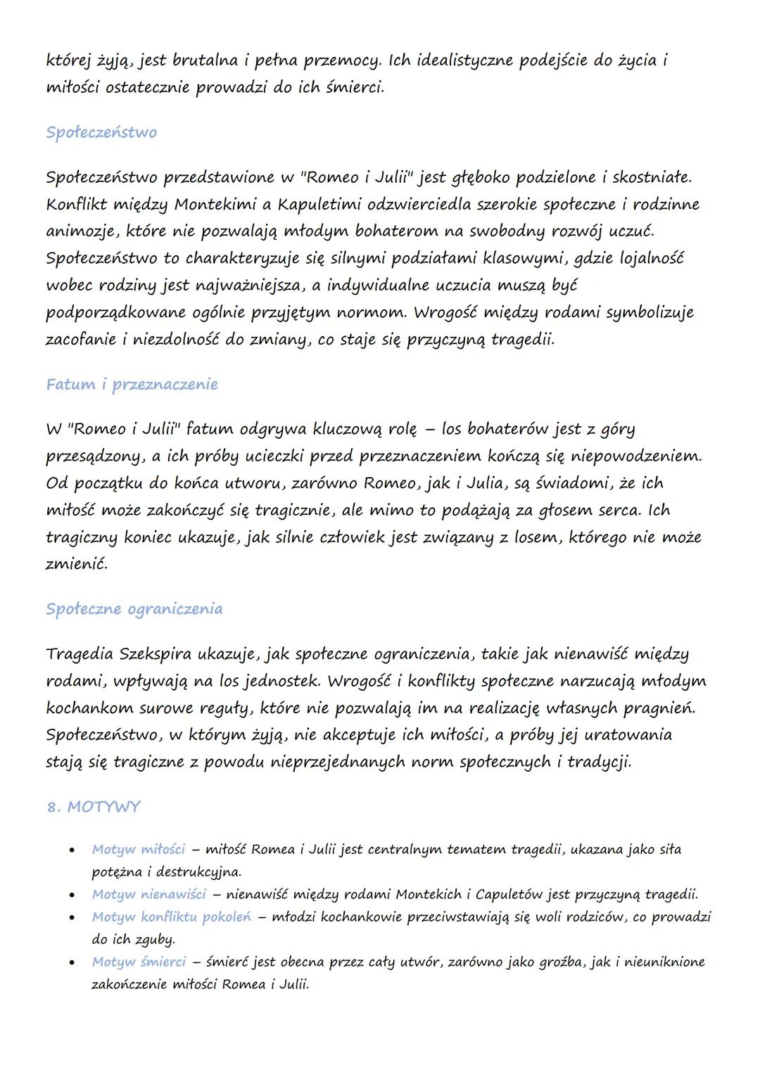 # Romeo i Julia
1. GATUNEK
- dramat (rodzaj literacki)
- tragedia mitosna (gatunek literacki), określana również jako dramat romantyczny