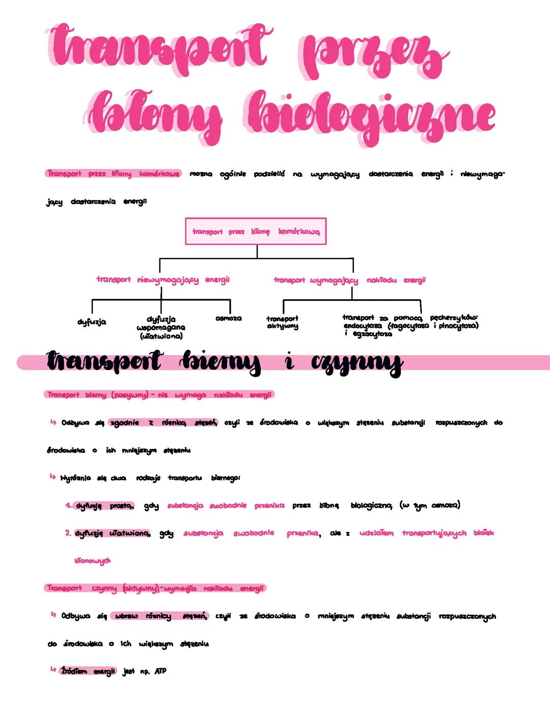 transport przez błony biologiczne