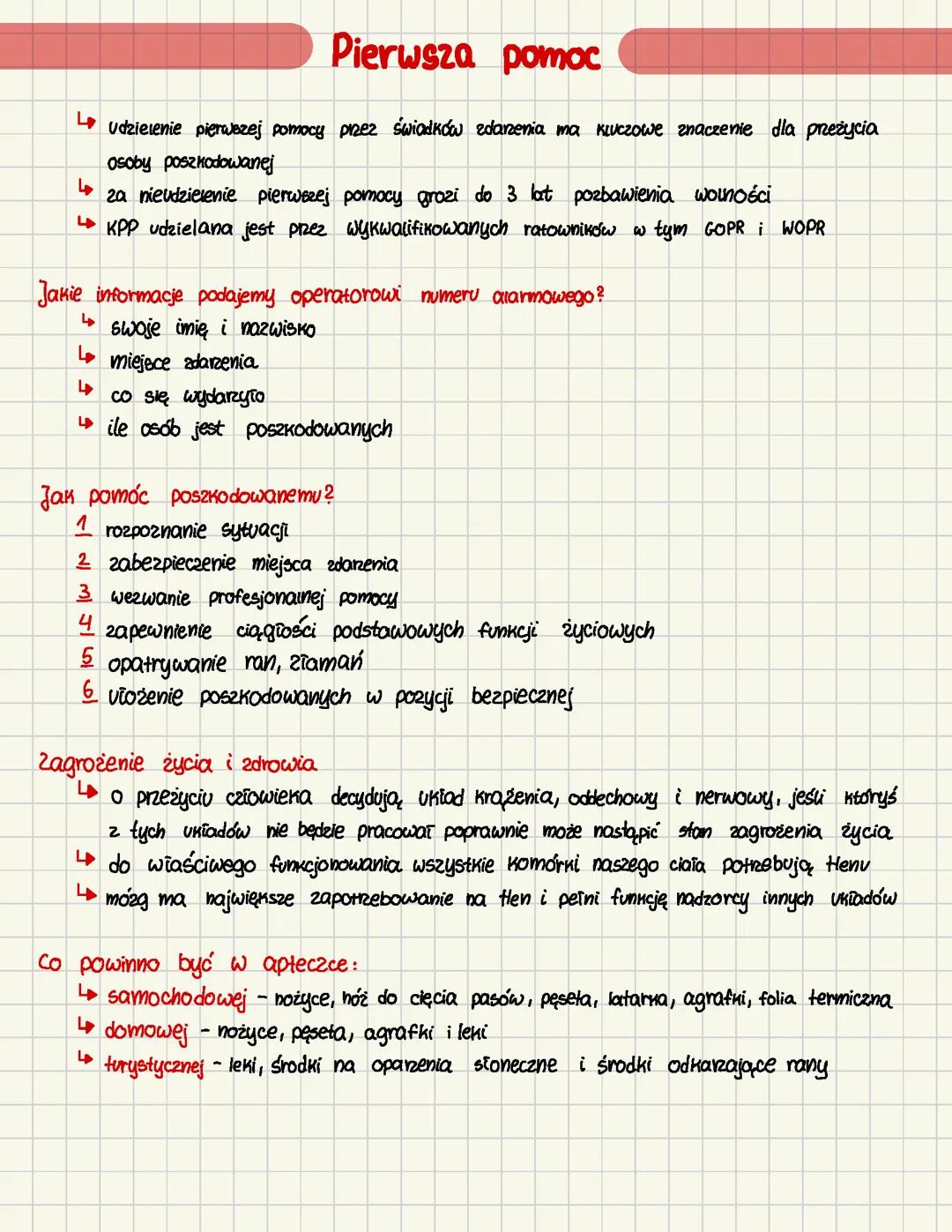 Pierwsza pomoc