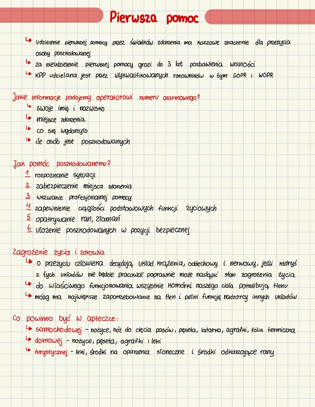 ها
چا
Pierwsza pomoc
Udzielenie pierwszej pomocy przez świadków zdarzenia ma kluczowe znaczenie dla przeżycia
osoby poszkodowanej
za nieudzi