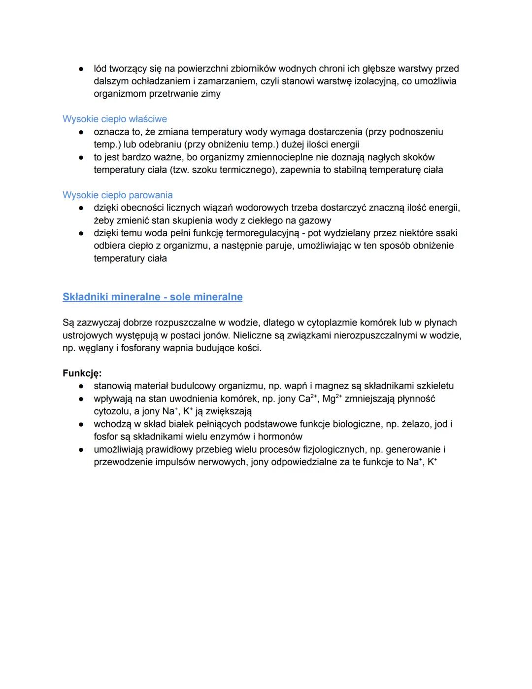 # Związki nieorganiczne
## Cząsteczka wody
Woda do najważniejszy związek nieorganiczny
Cząsteczka wody składa się z atomu tlenu połączone