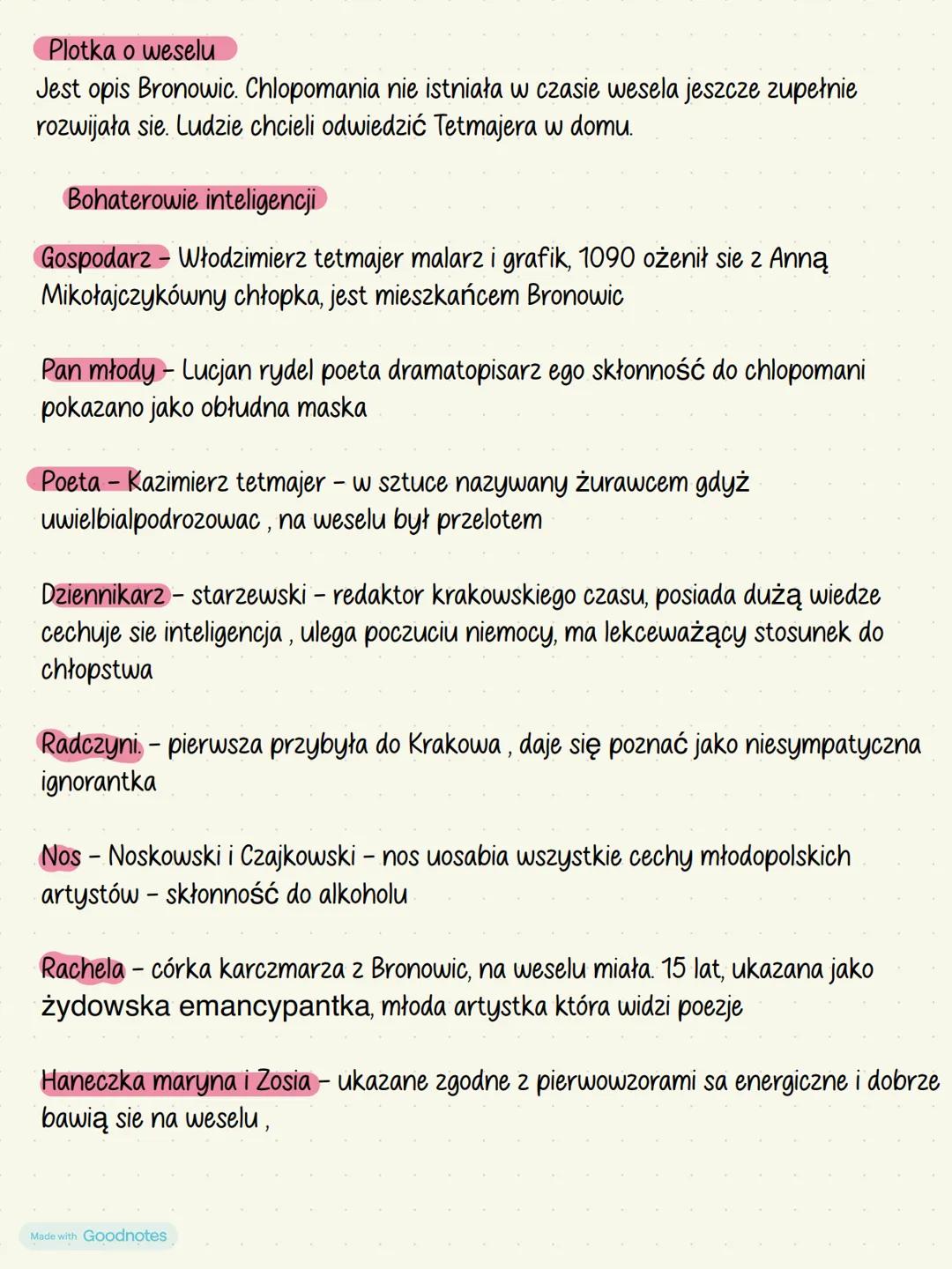 # Geneza
Wyspiański napisał wesele
zainspirowany autentycznymi
Uroczystościami które odbyły sie 20
listopada 1900 W podkrakowskich
Bronowic