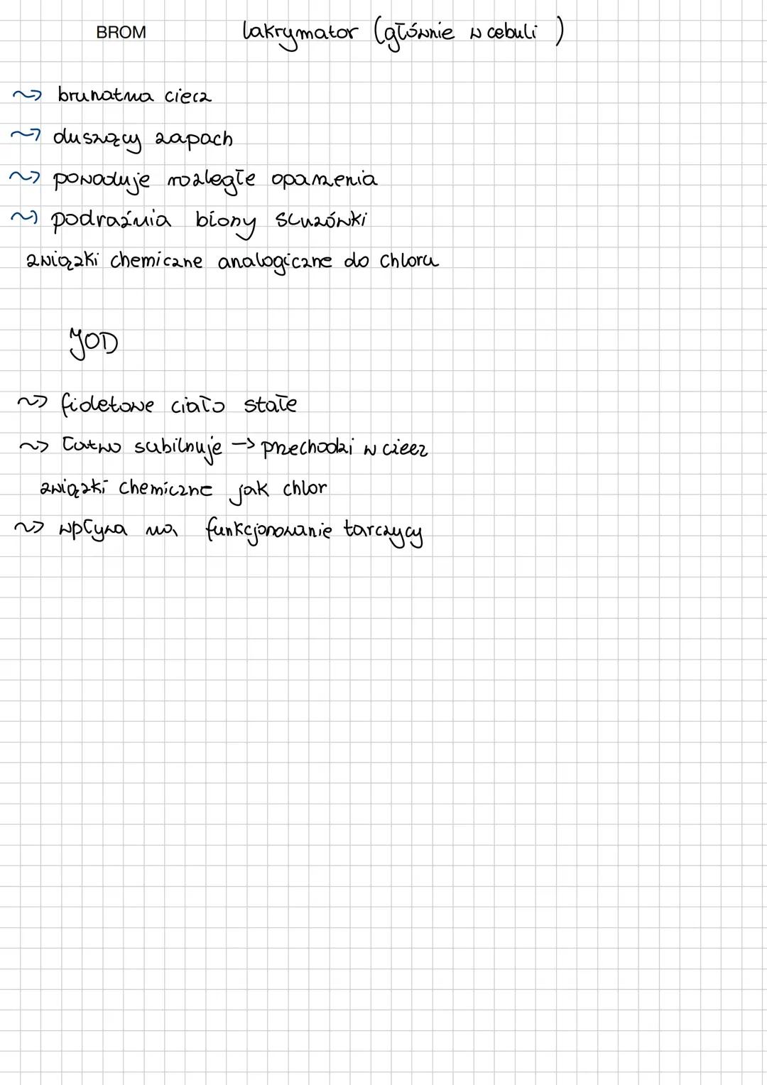 # FLUOR
Fluor (od fluoryt)
Chlor (Tac. chlorum -äätty)
Brom (grc. bromos-śmierdzący ciecz (czerwony))
Jod (Tac.
jodum - fioletony) (nied