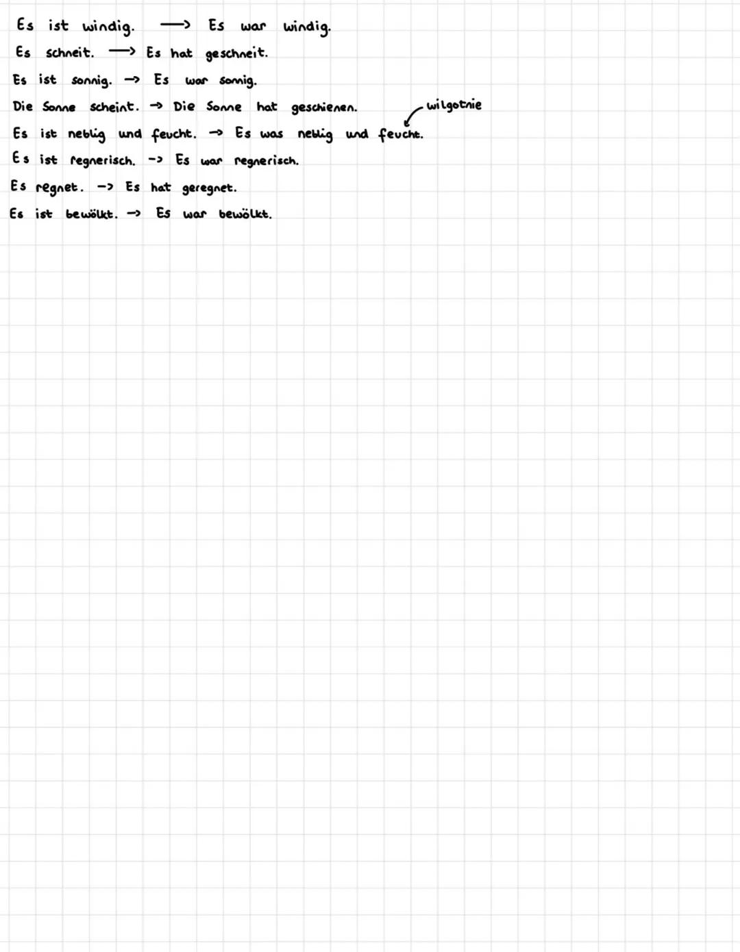 # DAS WETTER
Wie ist das Wetter heute? - Jaka jest dzisiaj pogoda
Es ist sonnig/regnerisch / neblig / schwül / bewölkt/...
reczowniki
pry