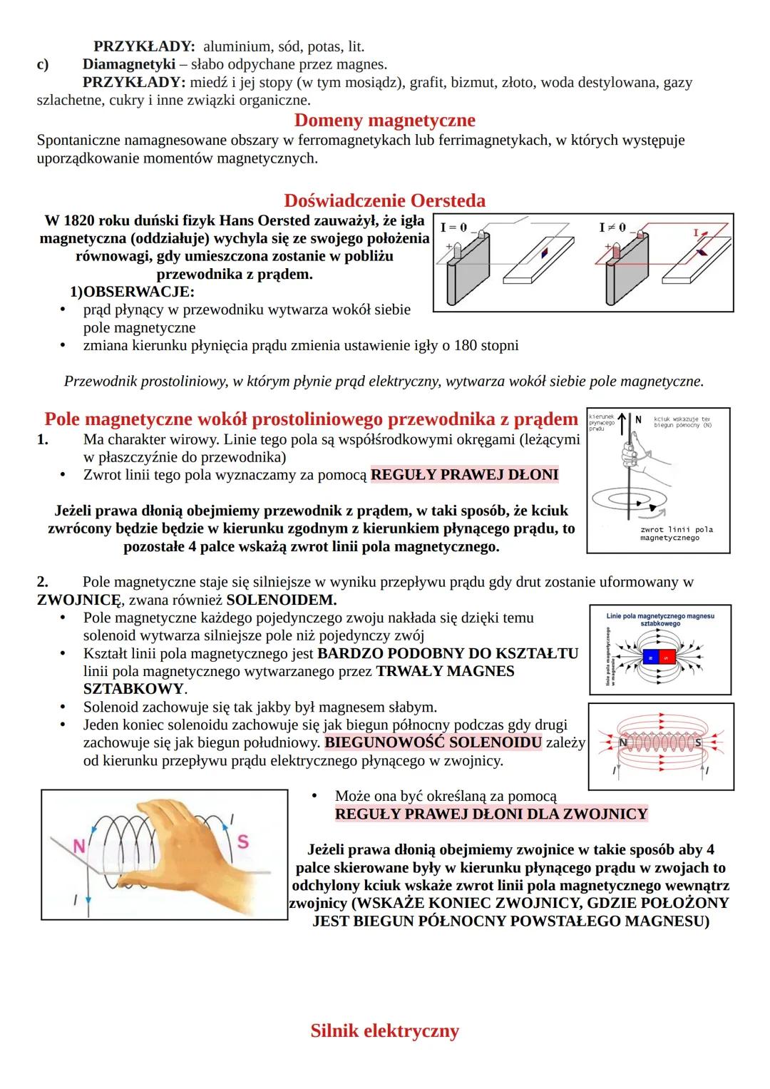 # Magnes trwały
Magnes- ciało, które przyciąga żelazo albo przyciąga lub odpycha inne
magnesy.
Każdy magnes posiada dwa bieguny:
* półn