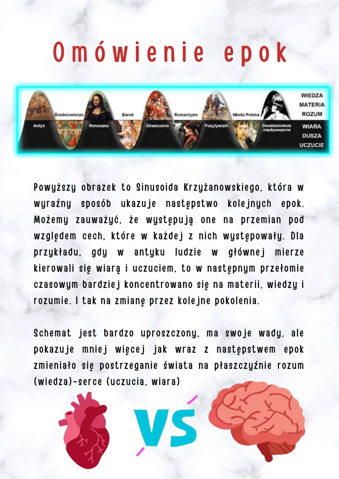 Omówienie
epok
11 12 1
10 2
9 3
8 4
7 6 5
◉ setkazpolaka # Omówienie epok
Średniowiecze
Barok
Romantyzm
Młoda Polska
A
WIEDZA
MATER