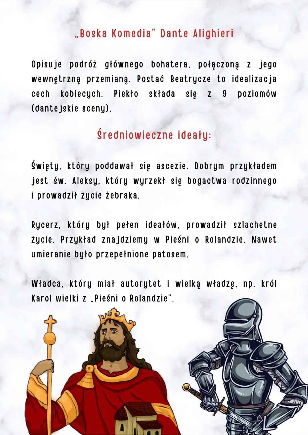 Omówienie
epok
11 12 1
10 2
9 3
8 4
7 6 5
◉ setkazpolaka # Omówienie epok
Średniowiecze
Barok
Romantyzm
Młoda Polska
A
WIEDZA
MATER