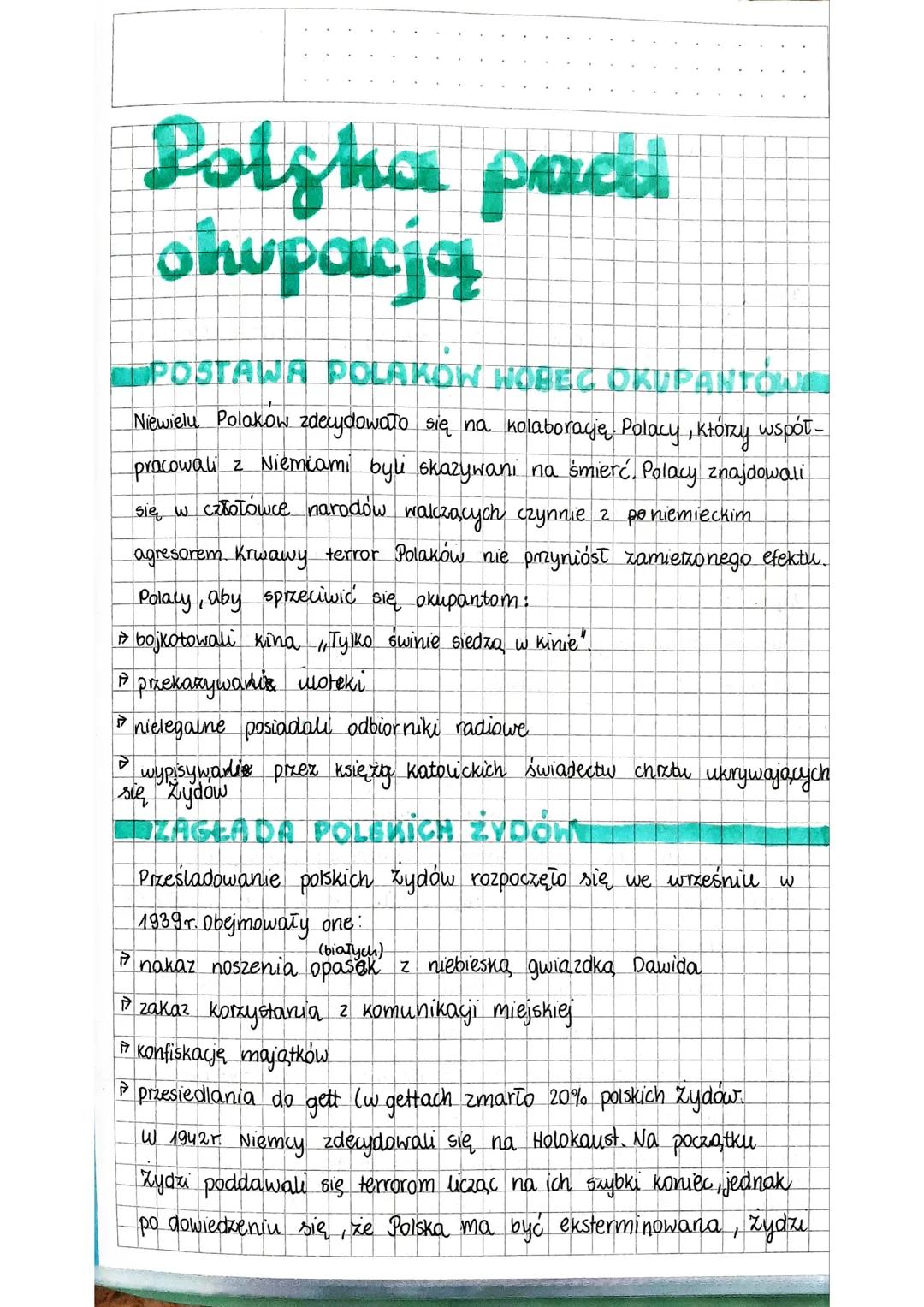 Polsha padi
ohupacją
POSTAWA POLAKOW WOBEC OKUPANTOWN
Niewielu Polaków zdecydowało się na kolaborację. Polacy, którzy współ-
pracowali z Nie