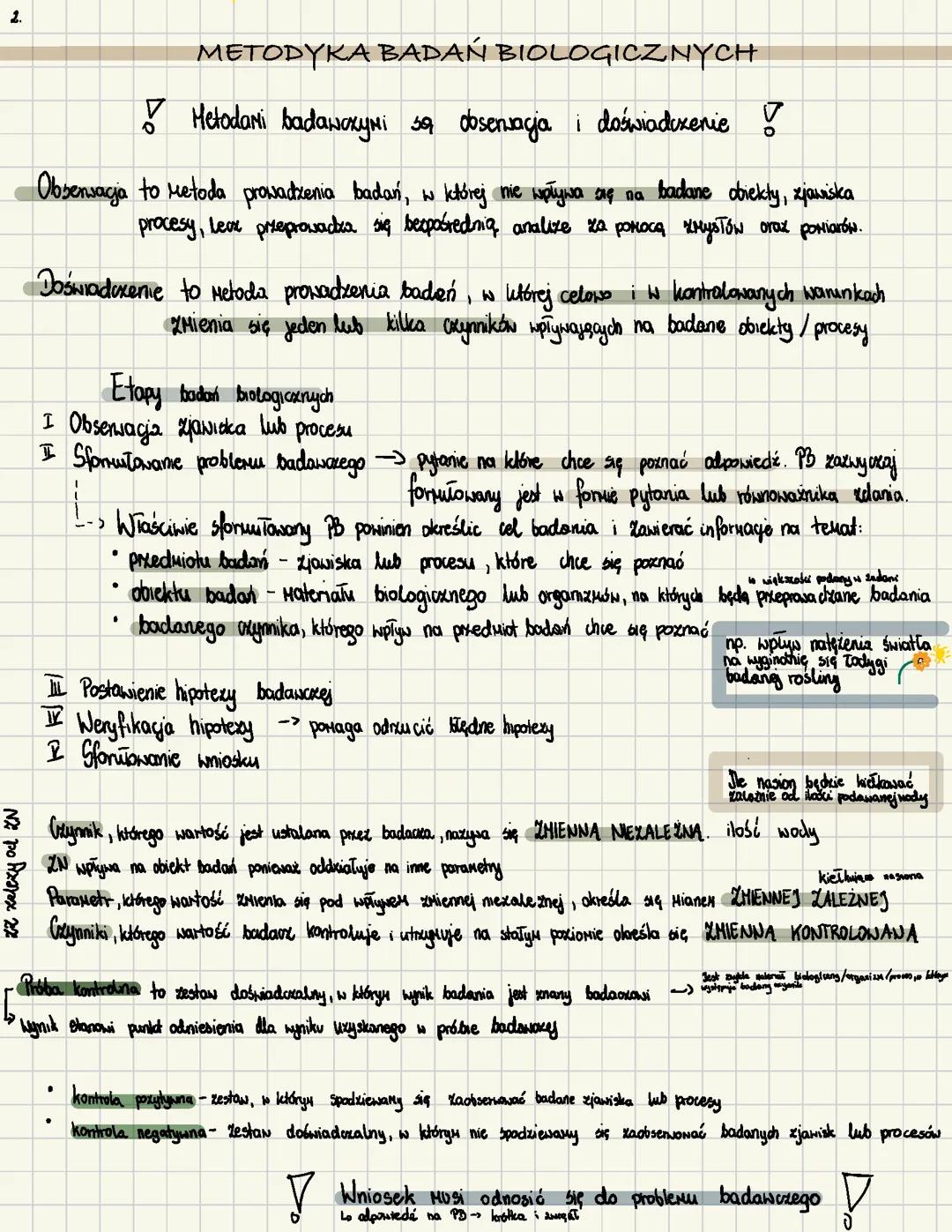 Metodyka badań biologicznych