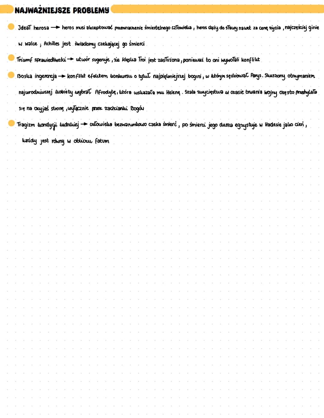 Autorstwa Homera
GATUNEK
Jliada jest eposem, poniewark:
ILIADA
Przedstawia losy legendarnych bohaterów na te przełomowych wydarzeń
Utrzymana