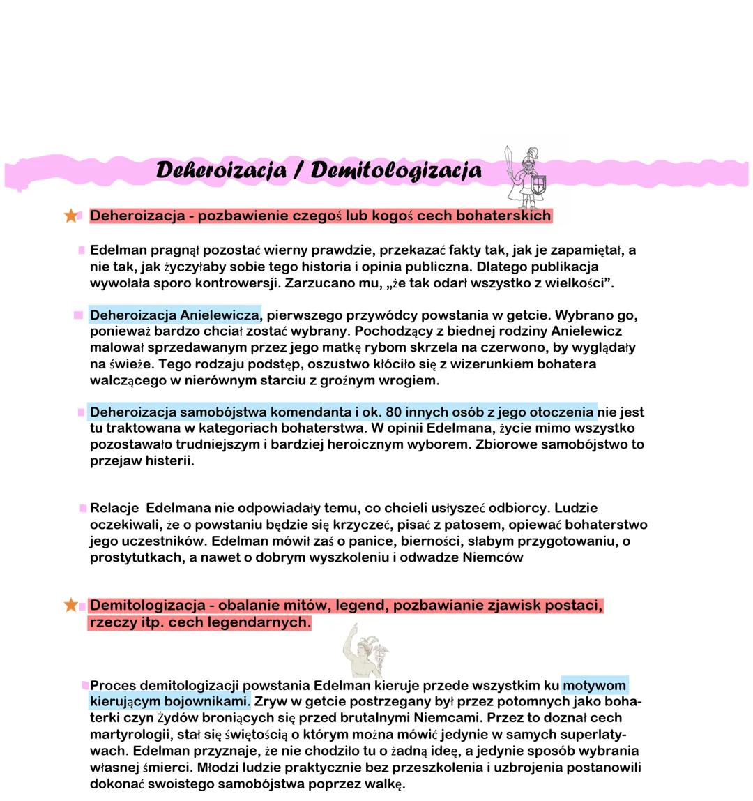 ZDĄŻYĆ PRZED PANEM BOGIEM
Hanna Krall
G
E
N
E
Z
A
"Zdążyć przed Panem Bogiem" to reportaż, wywiad jaki Hanna Krall
przeprowadziła z Markiem