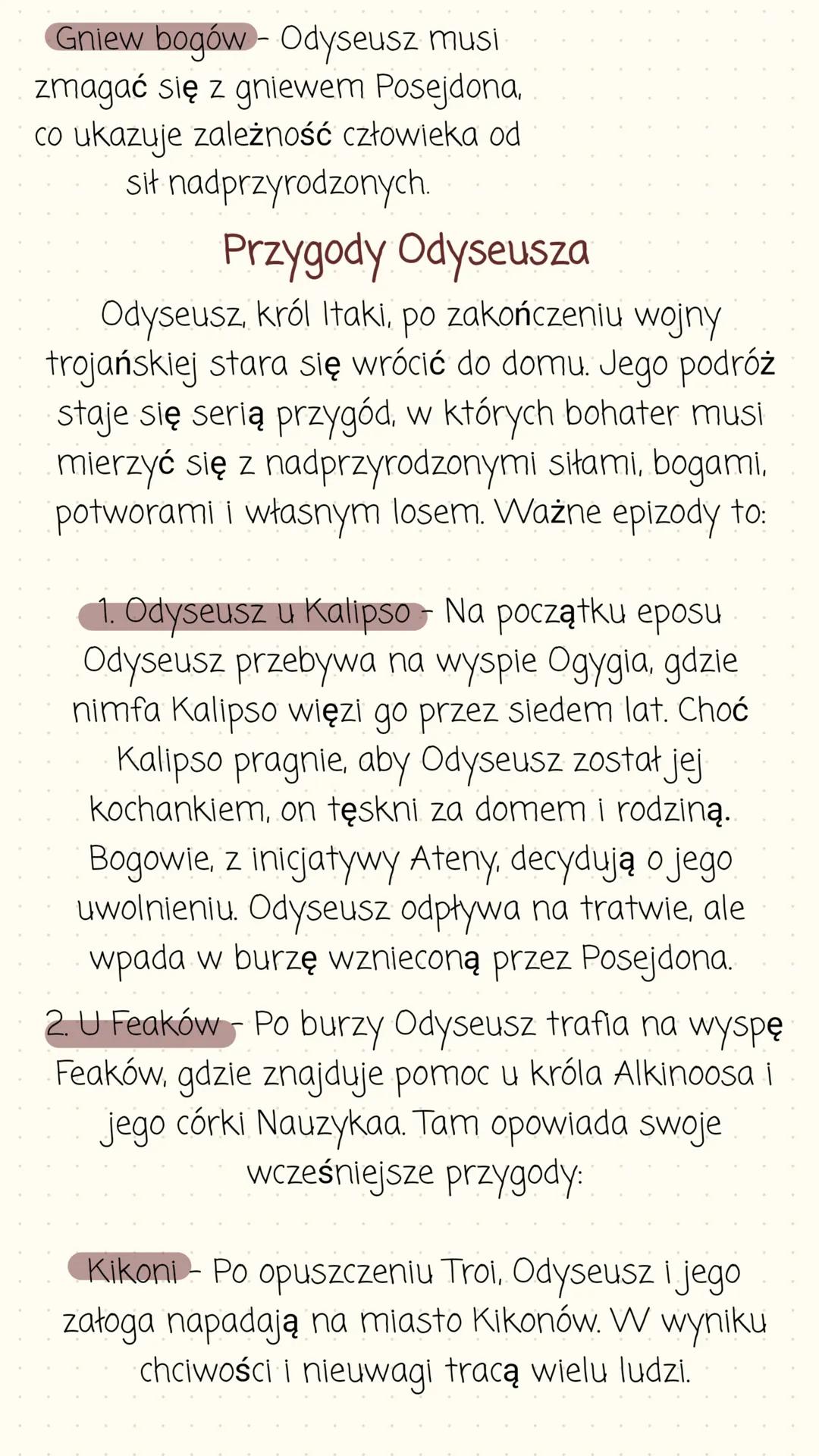 Odyseja
Struktura eposu
„Odyseja" jest eposem,
który łączy elementy
mitu, legendy oraz
rzeczywistości, tworząc
wielowarstwową
narrację. Akcj