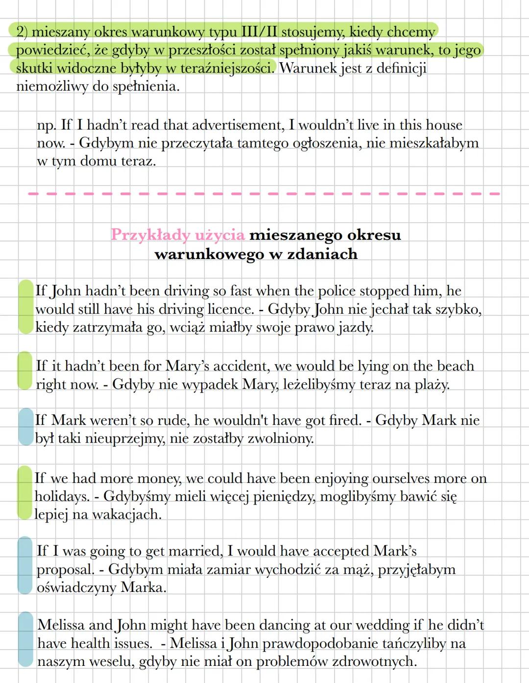 Okresy warunkowe (Conditionals) to struktura gramatyczna w języku angielskim, która
pozwala na mówienie o sytuacjach hipotetycznych, dywagow